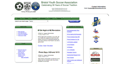 Desktop Screenshot of bristolyouthsoccer.com